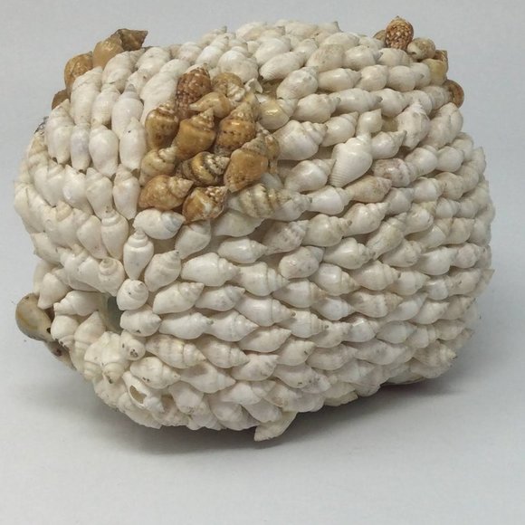 Sea Shell Art Decor Small Pig Vintage - Picture 4 of 12